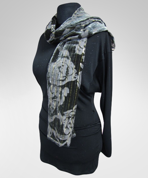 Tunika sukienka kimono z delikatnym połyskiem